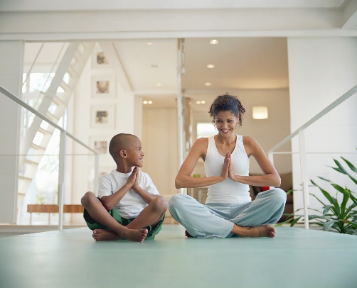 Mother and son activity